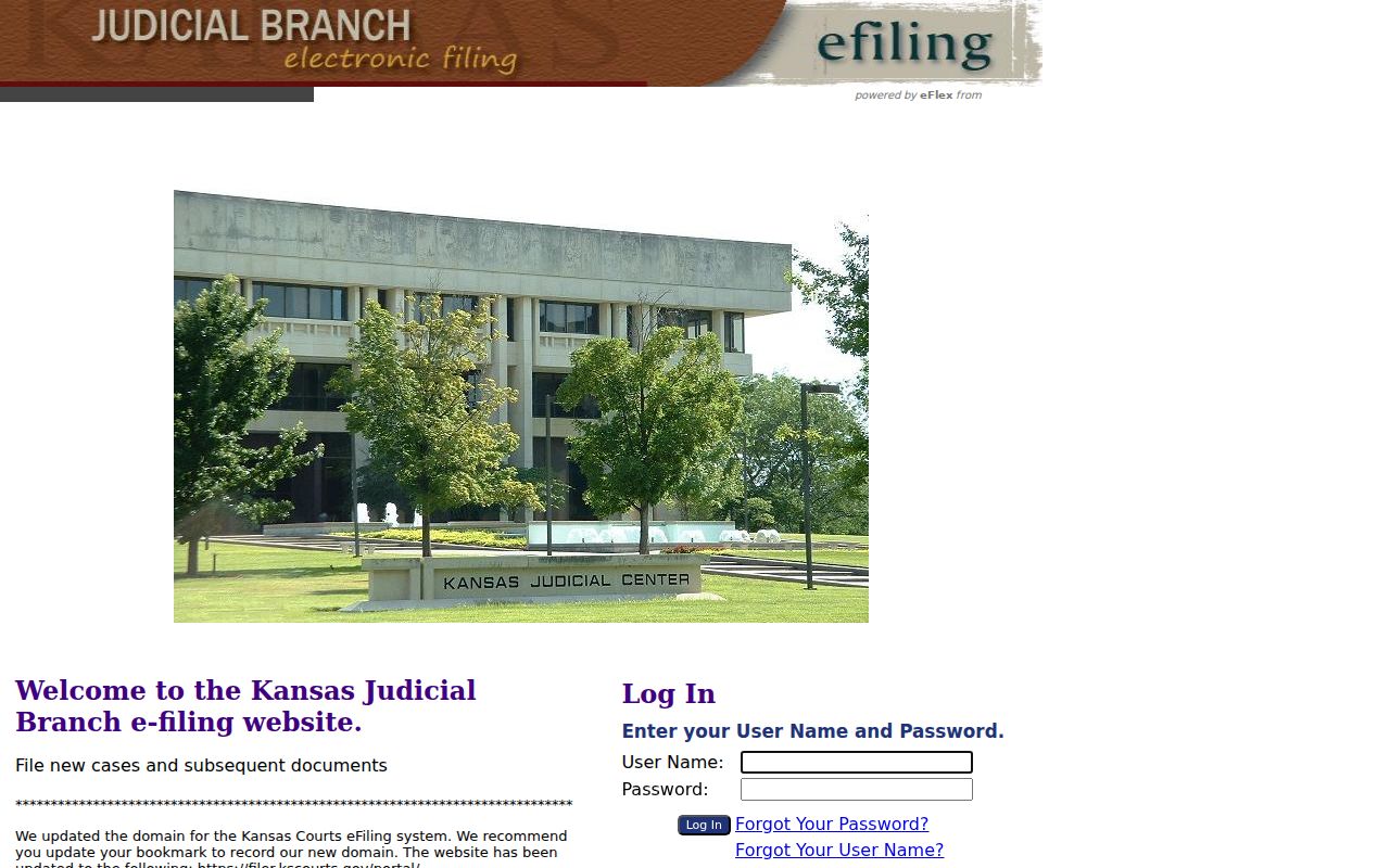 Decatur County case lookup compared with Kansas Courts eFlex filing portal